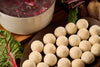 Ground beef Kubbeh for soup