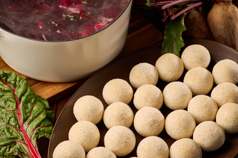 Ground beef Kubbeh for soup